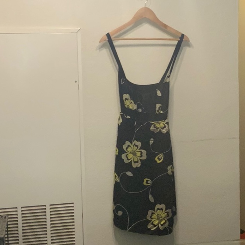 INC designer sundress. 100 percent silk shell.   Size 13 (vintage)